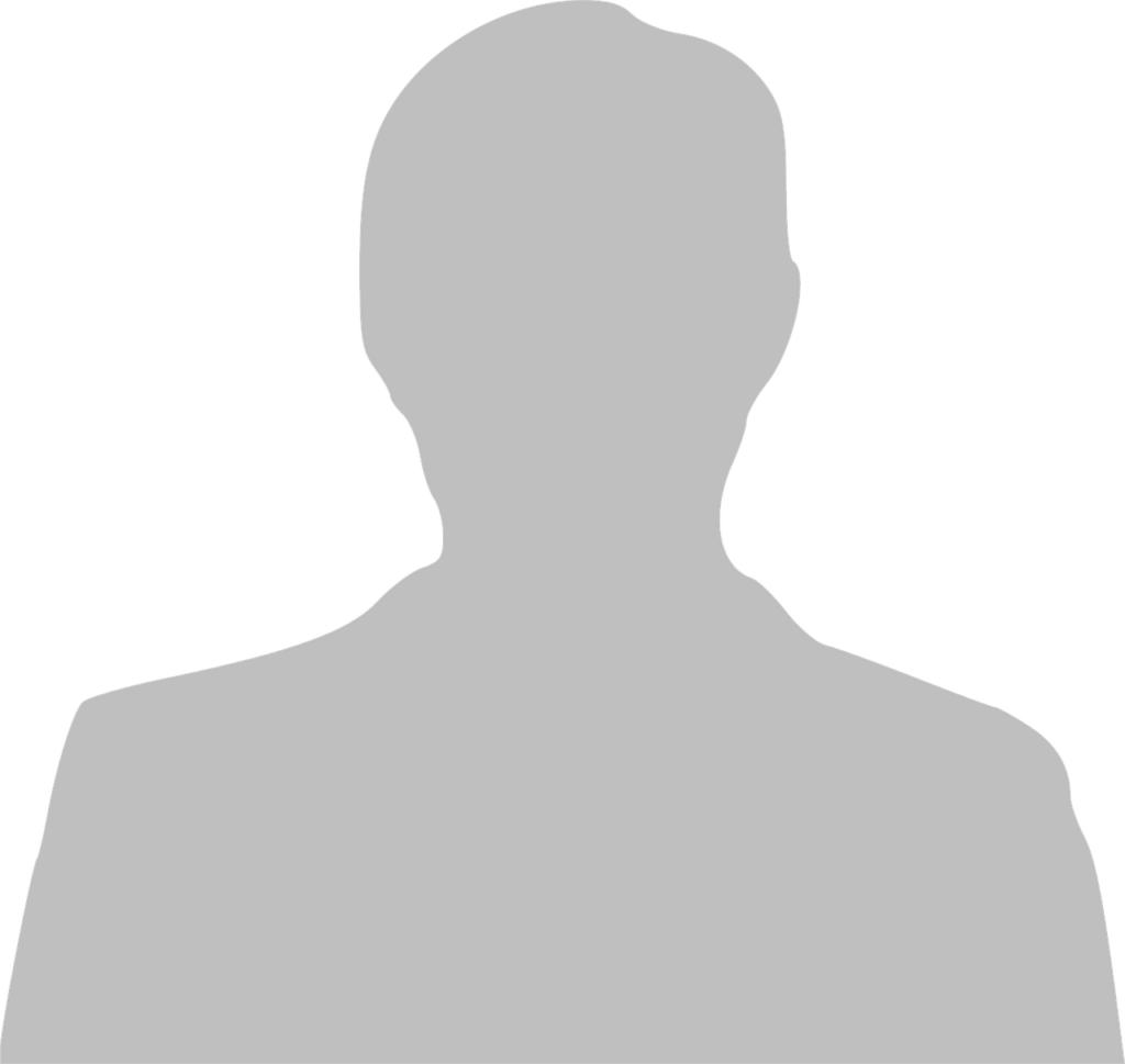 A gray silhouette of an unidentified person with no discernible facial features